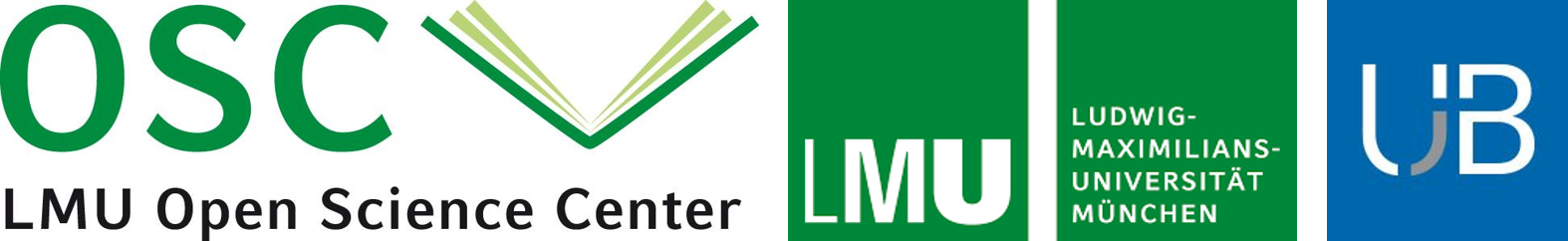 OSC, LMU and UB logos