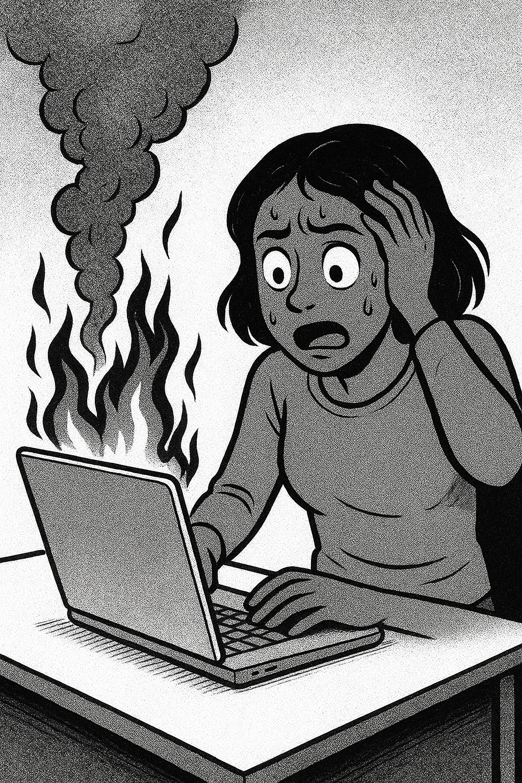 burning PC