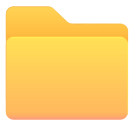 An image of the folder icon.