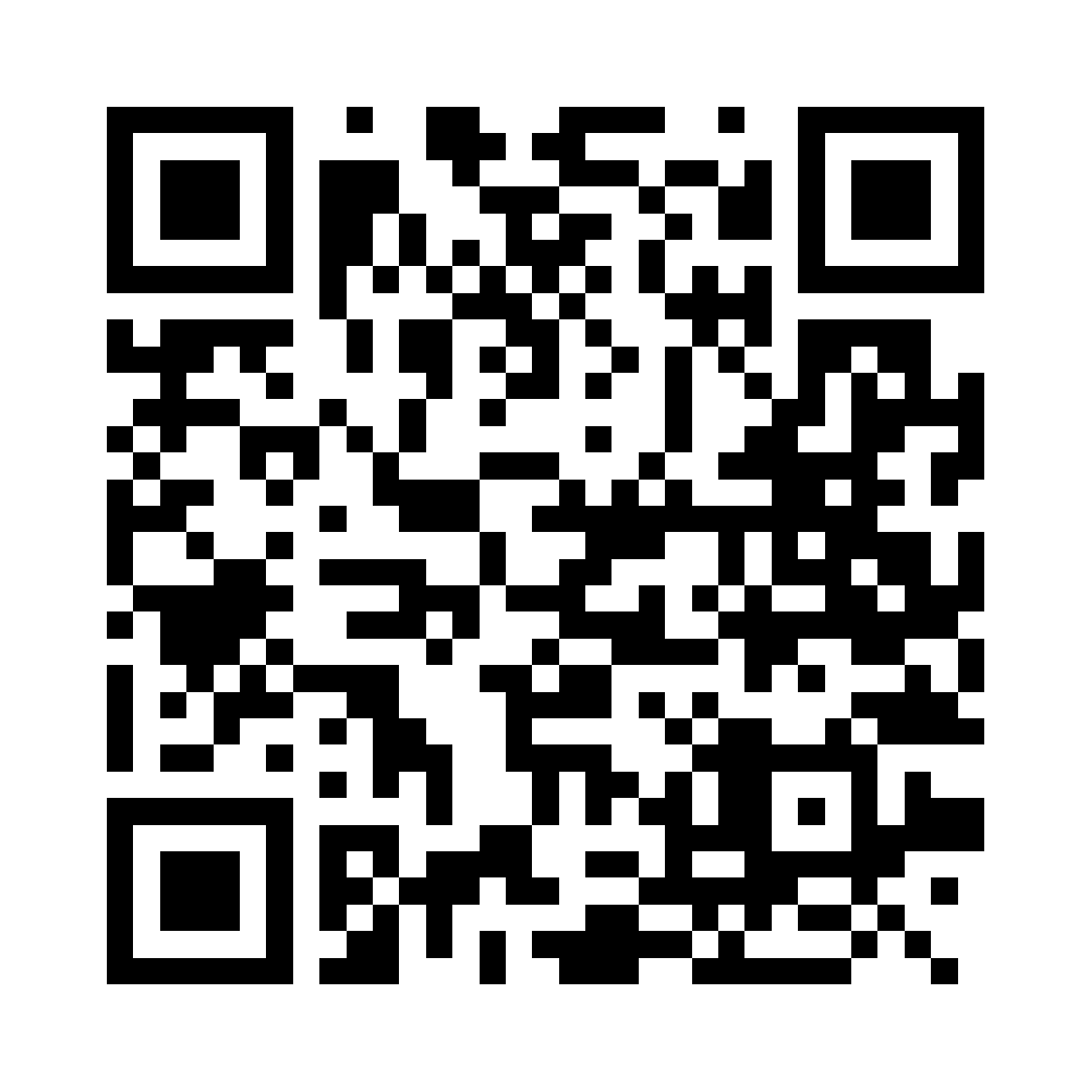 An image of a QR code that leads to a survey.